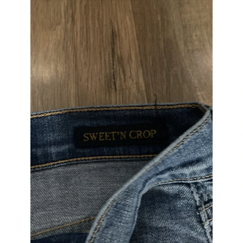 Lucky Brand Sweet'N Crop Denim Jeans Womens Size 8X29 Medium Wash Stretch - Picture 8 of 9